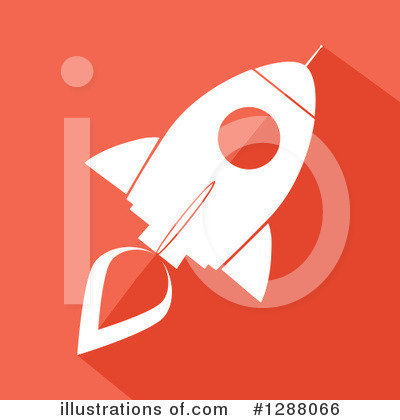 Royalty-Free (RF) Rocket Clipart Illustration by Hit Toon - Stock Sample #1288066