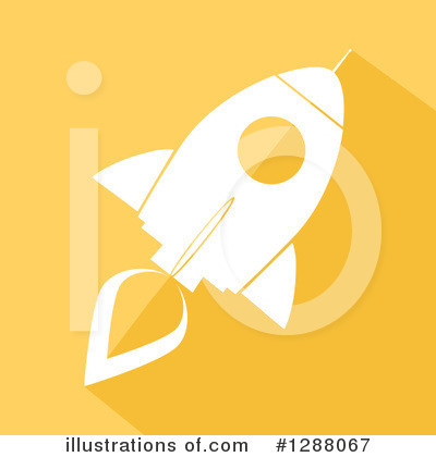 Royalty-Free (RF) Rocket Clipart Illustration by Hit Toon - Stock Sample #1288067