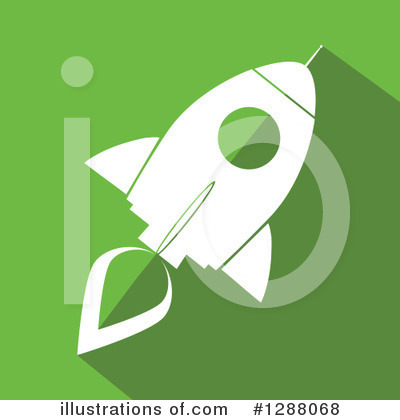 Royalty-Free (RF) Rocket Clipart Illustration by Hit Toon - Stock Sample #1288068