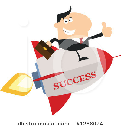 Royalty-Free (RF) Rocket Clipart Illustration by Hit Toon - Stock Sample #1288074