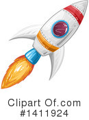 Rocket Clipart #1411924 by merlinul