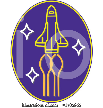 Royalty-Free (RF) Rocket Clipart Illustration by patrimonio - Stock Sample #1705865