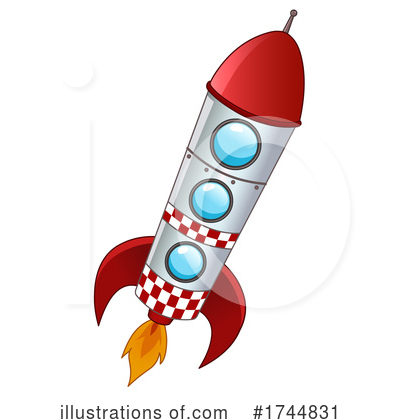 Royalty-Free (RF) Rocket Clipart Illustration by yayayoyo - Stock Sample #1744831