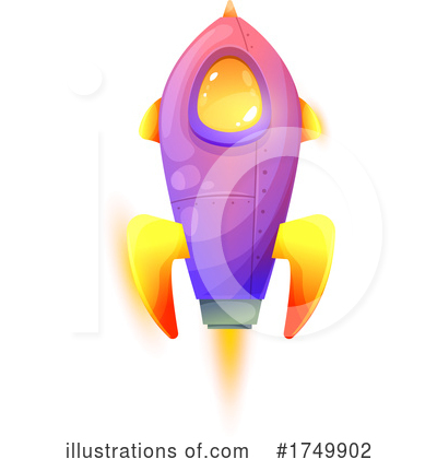 Royalty-Free (RF) Rocket Clipart Illustration by Vector Tradition SM - Stock Sample #1749902