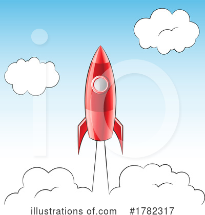Royalty-Free (RF) Rocket Clipart Illustration by cidepix - Stock Sample #1782317