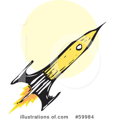 Royalty-Free (RF) Rocket Clipart Illustration by xunantunich - Stock Sample #59984