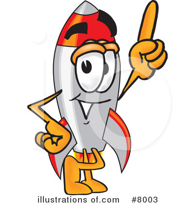 Rocket Clipart #8003 by Toons4Biz