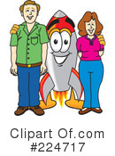 Rocket Mascot Clipart #224717 by Mascot Junction