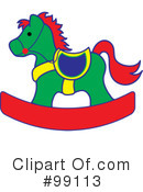 Rocking Horse Clipart #99113 by Pams Clipart