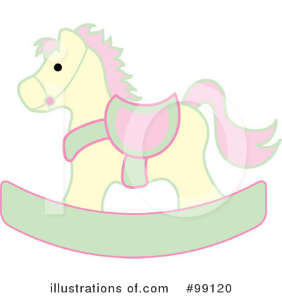Royalty-Free (RF) Rocking Horse Clipart Illustration by Pams Clipart - Stock Sample #99120