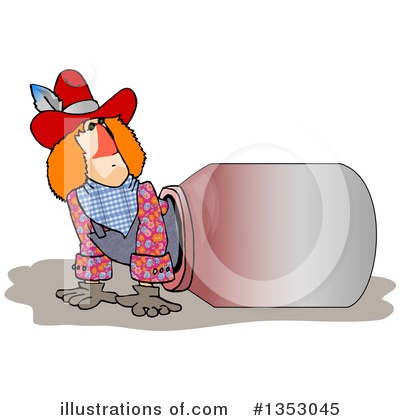 Royalty-Free (RF) Rodeo Clipart Illustration by djart - Stock Sample #1353045