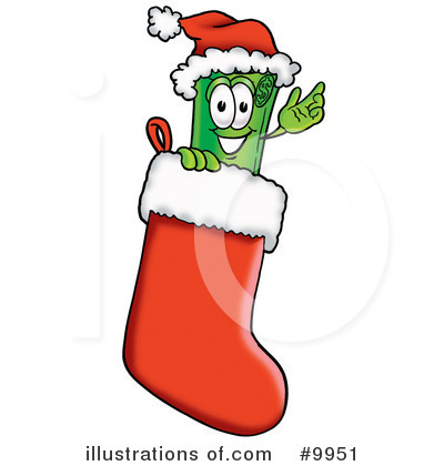 Royalty-Free (RF) Rolled Money Clipart Illustration by Mascot Junction - Stock Sample #9951