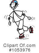 Roller Blades Clipart #1053976 by Frog974
