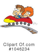 Roller Coaster Clipart #1046234 by toonaday
