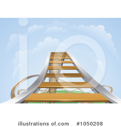 Royalty-Free (RF) Roller Coaster Clipart Illustration by AtStockIllustration - Stock Sample #1050208