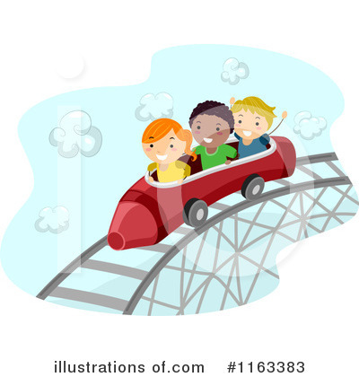 Royalty-Free (RF) Roller Coaster Clipart Illustration by BNP Design Studio - Stock Sample #1163383