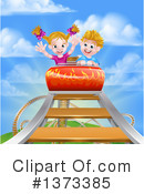 Roller Coaster Clipart #1373385 by AtStockIllustration