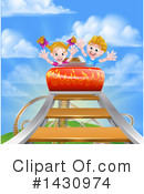 Roller Coaster Clipart #1430974 by AtStockIllustration