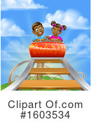 Roller Coaster Clipart #1603534 by AtStockIllustration