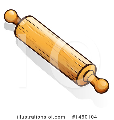 Royalty-Free (RF) Rolling Pin Clipart Illustration by Domenico Condello - Stock Sample #1460104