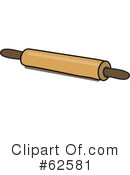 Rolling Pins Clipart #62581 by Pams Clipart