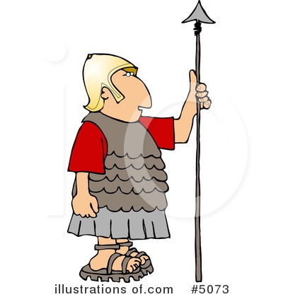 Royalty-Free (RF) Roman Army Clipart Illustration by djart - Stock Sample #5073