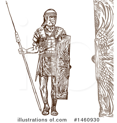 Royalty-Free (RF) Roman Clipart Illustration by Domenico Condello - Stock Sample #1460930