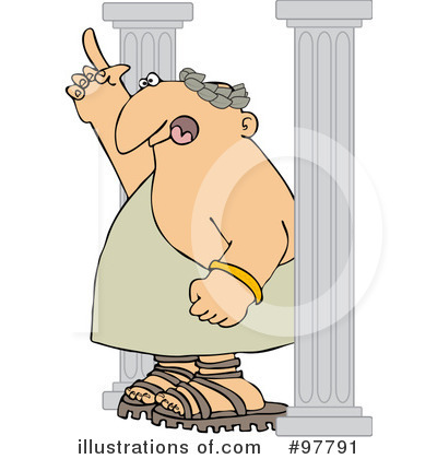 Royalty-Free (RF) Roman Clipart Illustration by djart - Stock Sample #97791