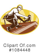 Roofer Clipart #1084448 by patrimonio