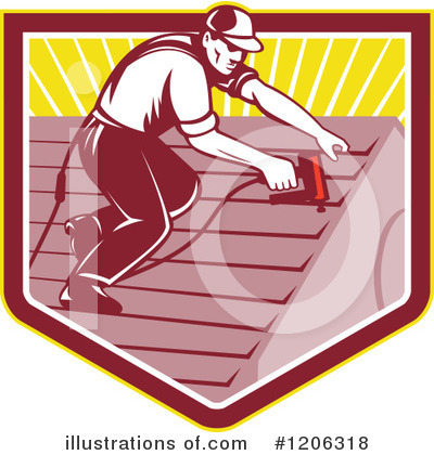 Roofing Clipart #1206318 by patrimonio
