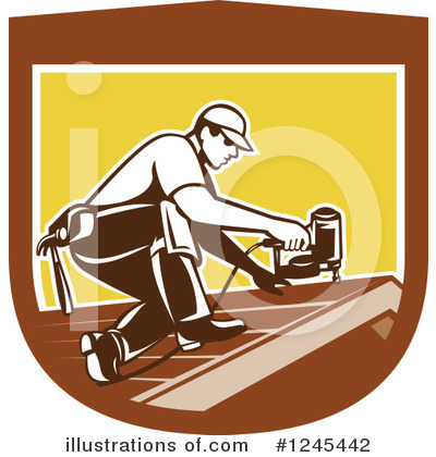 Roofing Clipart #1245442 by patrimonio