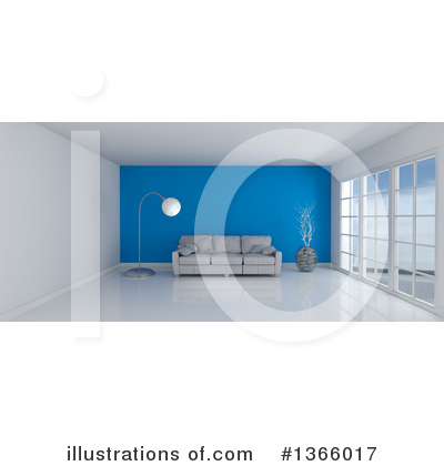 Royalty-Free (RF) Room Clipart Illustration by KJ Pargeter - Stock Sample #1366017