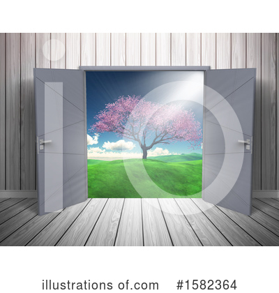 Royalty-Free (RF) Room Clipart Illustration by KJ Pargeter - Stock Sample #1582364