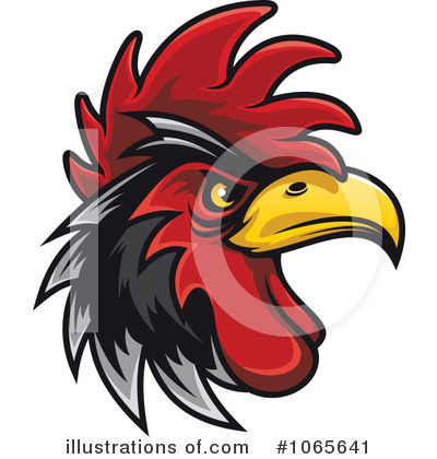 Royalty-Free (RF) Rooster Clipart Illustration by Vector Tradition SM - Stock Sample #1065641