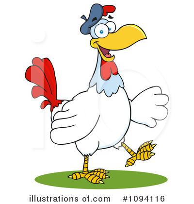 Royalty-Free (RF) Rooster Clipart Illustration by Hit Toon - Stock Sample #1094116