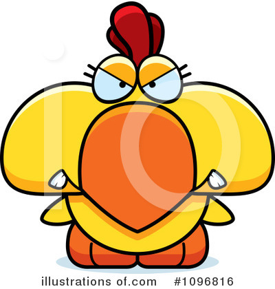 Rooster Clipart #1096816 by Cory Thoman