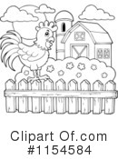 Rooster Clipart #1154584 by visekart