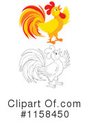 Rooster Clipart #1158450 by Alex Bannykh
