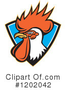 Rooster Clipart #1202042 by patrimonio