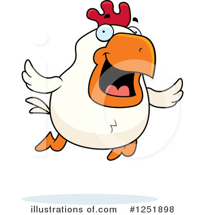 Chicken Clipart #1251898 by Cory Thoman