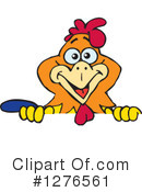 Rooster Clipart #1276561 by Dennis Holmes Designs