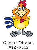Rooster Clipart #1276562 by Dennis Holmes Designs