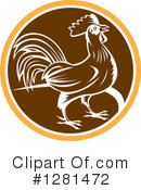 Rooster Clipart #1281472 by patrimonio