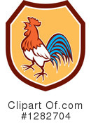 Rooster Clipart #1282704 by patrimonio