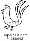 Rooster Clipart #1388043 by lineartestpilot