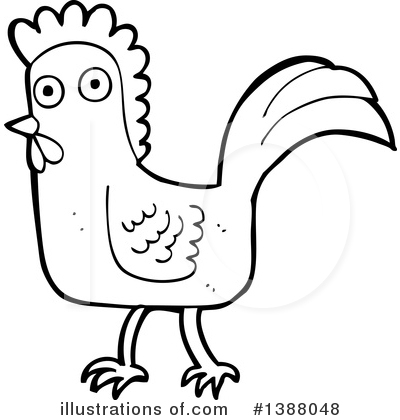 Royalty-Free (RF) Rooster Clipart Illustration by lineartestpilot - Stock Sample #1388048