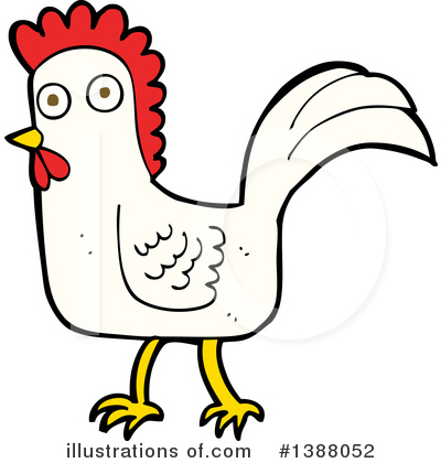 Royalty-Free (RF) Rooster Clipart Illustration by lineartestpilot - Stock Sample #1388052
