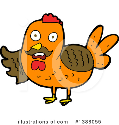 Royalty-Free (RF) Rooster Clipart Illustration by lineartestpilot - Stock Sample #1388055