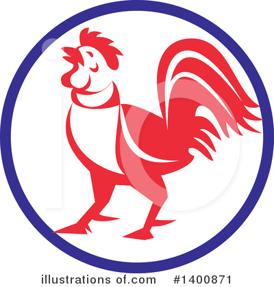 Rooster Clipart #1400871 by patrimonio