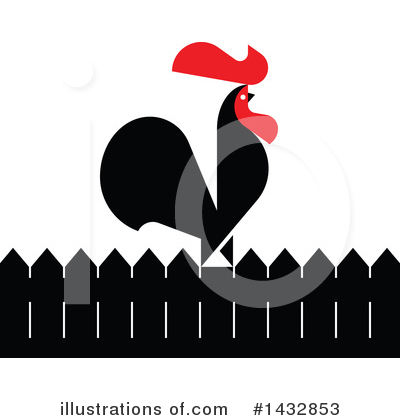 Royalty-Free (RF) Rooster Clipart Illustration by elena - Stock Sample #1432853